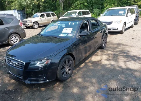 2010 Audi A4 2.0T Premium z USA, uszkodzony, nr VIN WAUDFAFL9AN039260